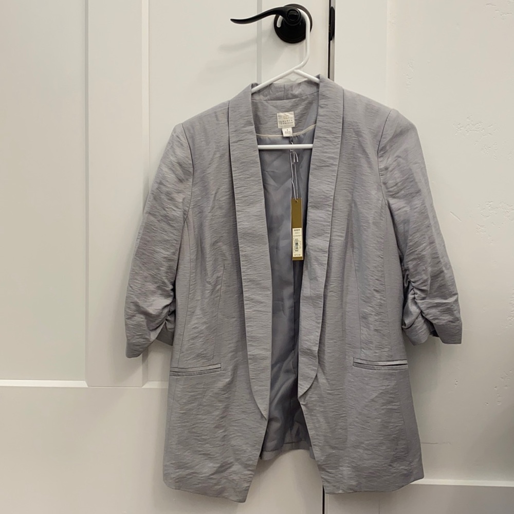 Brand new, silver Lauren Conrad blazer